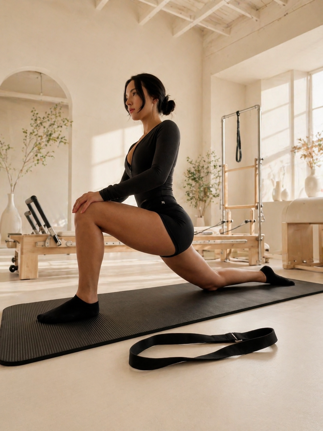 Premium NBR Yoga Mat Set with Carrying Strap