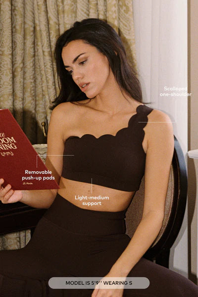 Dynamic One Shoulder Sports Bra