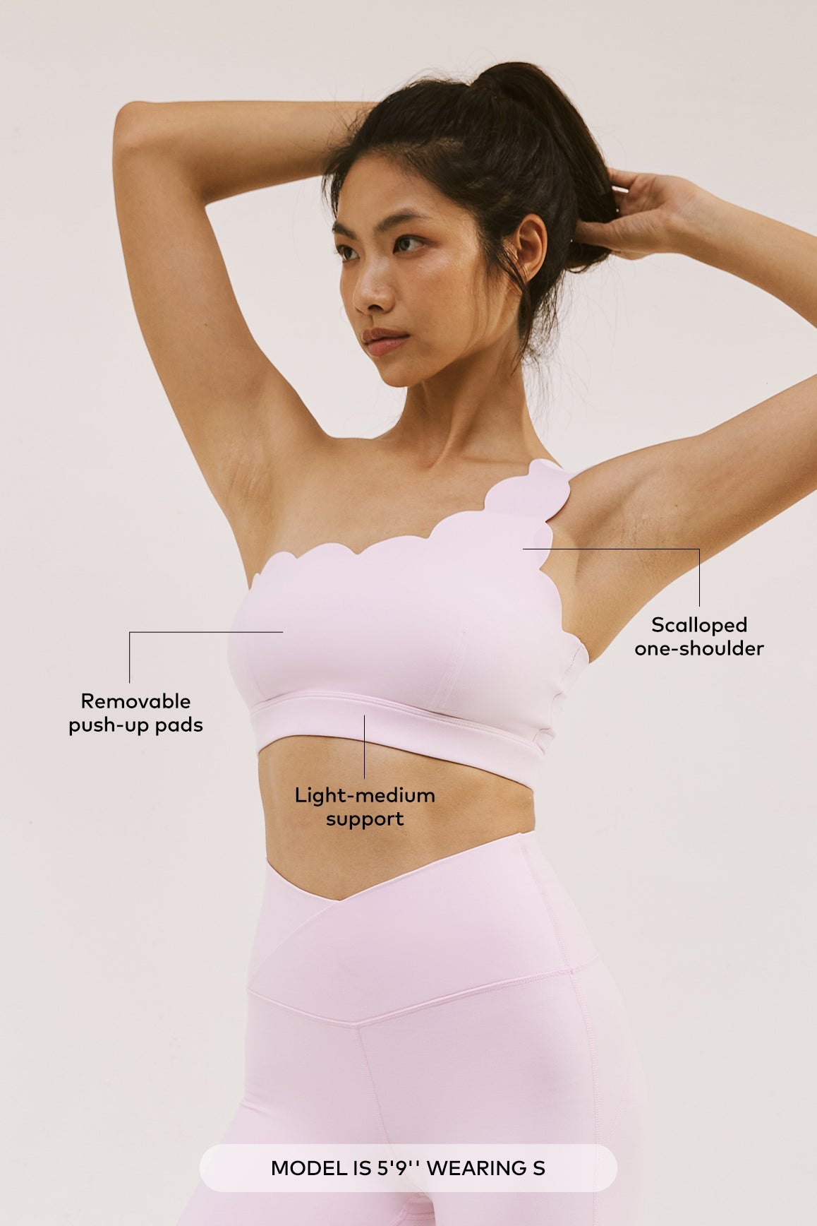 Dynamic One Shoulder Sports Bra