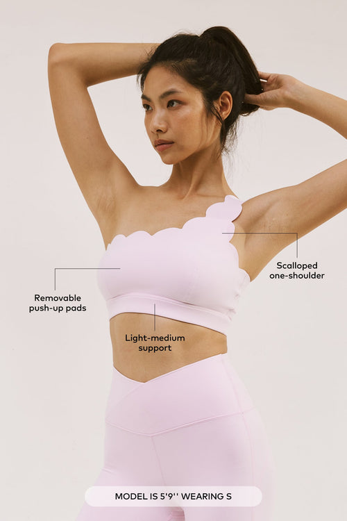 Dynamic One Shoulder Sports Bra