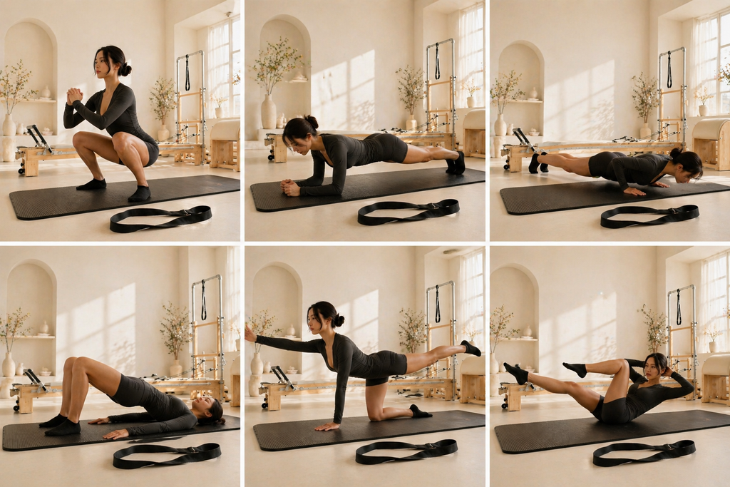Premium NBR Yoga Mat Set with Carrying Strap